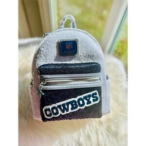 *NEW SOLD OUT LE* Loungefly NFL Dallas Cowboys Sequin Mini Backpack